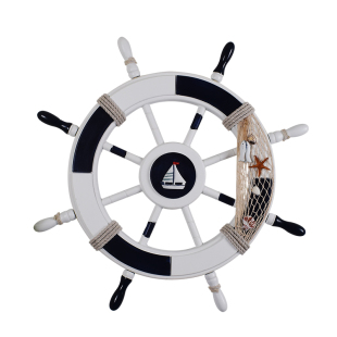 清仓处理海洋风装饰幼儿园主题墙地中海风格船舵墙上背景墙挂件