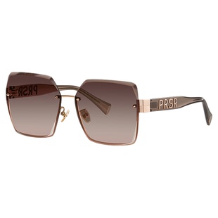 帕莎2026新款高级感无边框方形彩色渐变色墨镜女士防紫外线太阳镜