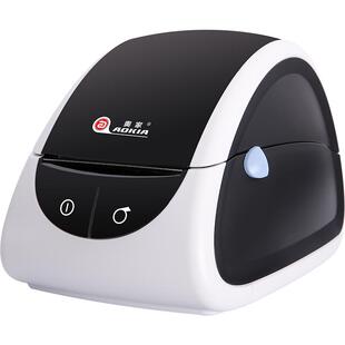 标签外卖标签奥家AK500热敏标签打印机标签GP3120条码热转印不干胶服装吊牌价格贴纸面包奶茶杯贴标签二维码