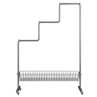 衣架落地卧室家用隔夜衣服收纳衣帽架简易移动衣架置物架晾挂衣架