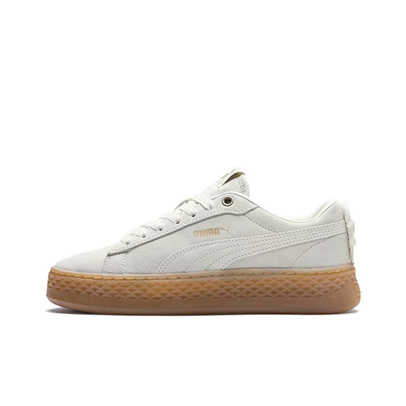 PUMA/彪马春季女子蕾哈娜松糕鞋低帮厚底翻毛皮运动休闲鞋366928