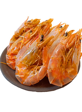 烤虾虾干即食海鲜干货干虾零食日照烤虾屿贝仓烤虾虾磕烤虾