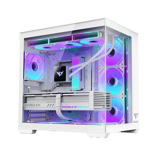 航嘉S980EVO全视版海景房无立柱侧透电脑机箱台式主机支持背插atx