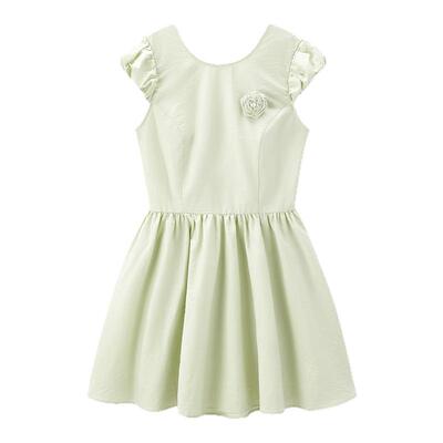 【商场同款】乐町连衣裙2025年夏季新款蝴蝶结系带裙子C1FAF2734