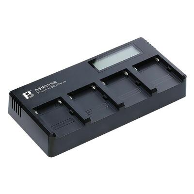 沣标NP-F970四槽快速充电器适用索尼摄像机F960 F770 F750 F550F330补光灯电池930快充 F570监视器npf970座充