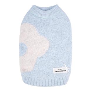 趣派狗狗衣服秋冬保暖加绒毛衣弹力针织马甲泰迪贵宾比熊小狗衣服