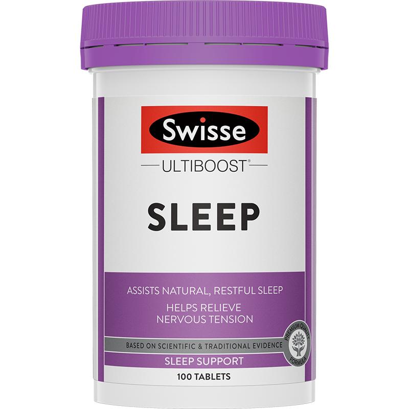 Swisse/斯维诗睡眠片缬草片提取100片/瓶无褪黑素睡眠进口成人多图0