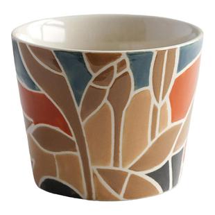 西田木雨日式北欧风猪口杯简约复古咖啡杯陶瓷闺蜜情侣水杯茶杯