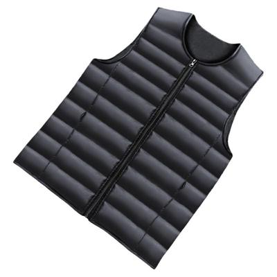 轻薄羽绒内胆中老年无领短款