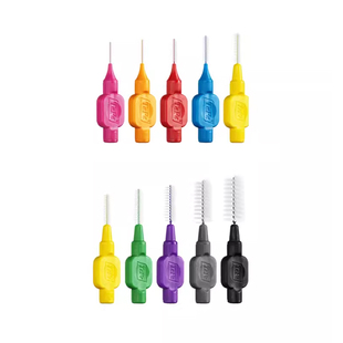 特惠 瑞典TePe牙缝刷8支装超细齿缝刷专业牙间刷正畸矫正清洁护理