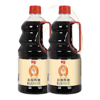 【百亿补贴】加加零添加原酿酱油1.25L200天发酵特级酿造调味料实付11.9元到手包邮