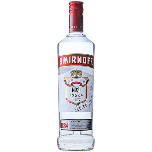 斯米诺Smirnoff伏特加700ml 蒸馏酒 进口洋酒  搭配包邮洋酒包邮