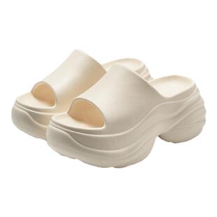 厚底增高踩屎感拖鞋女士夏季2026新款防滑外穿沙滩高跟凉拖鞋防臭