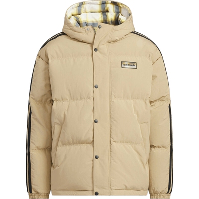 adidas阿迪达斯三叶草男子运动休闲保暖连帽羽绒服外套KF9278