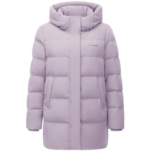 坦博尔奥莱正品清仓羽绒服女连帽保暖中老年舒适显瘦保暖外套冬