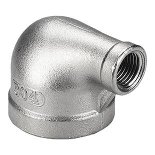 304不锈钢变径弯头异径大小弯头1寸变6分变4分变径内螺纹直角弯头