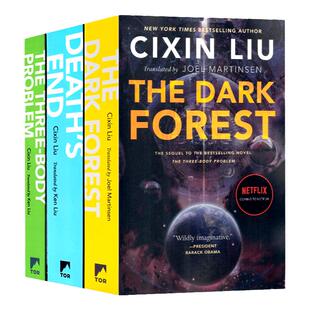 三体英文版小说 Three Body Problem 三体123原著三部曲黑暗森林死神永生 雨果奖作家 刘慈欣经典科幻小说 Cixin Liu 流浪地球