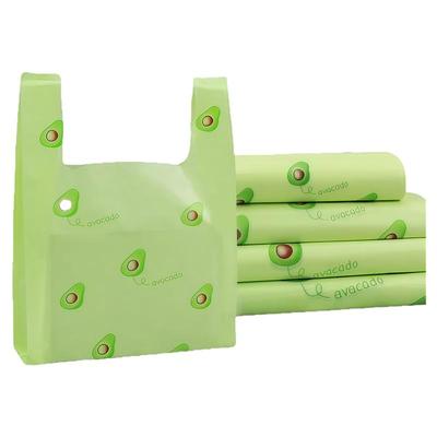 卡通手提式背心打包袋子超市外卖水果便利店地摊文体店用加厚袋子