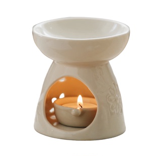 蜡烛陶瓷精油香薰灯大容量居家熏香炉助眠灯美容院浪漫卧室蜡烛灯