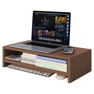 笔记本电脑增高架宿舍办公室书桌桌面收纳置物架子垫高架底座支架