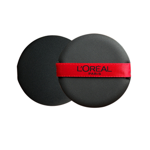 欧莱雅气垫粉扑黑胖子BB霜粉底液专用粉扑干湿两用进口材质圆形