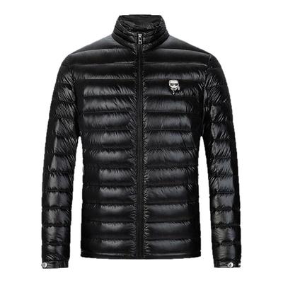 KARL LAGERFELD【85%鸭绒】立领短羽绒服2025冬季新款老佛爷男装