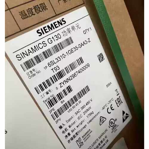 议价6SL3310-1GE35-0AA3西门子G130 400V/250kW 6SL33101GE350AA3