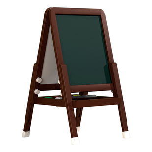 儿童画板小黑板家用教学涂鸦可擦无尘粉笔磁性支架式升降移动写字