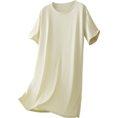 氨基酸美肤款文胸一体短袖睡裙