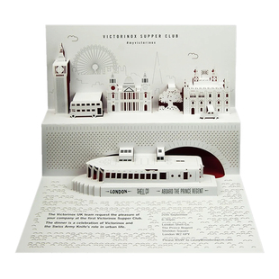 立体书定制贺卡机关卡宣传册纸雕本3D便签手账本邀请函通知书定制