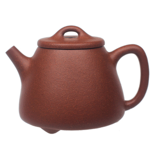 驯砂记 小高石瓢 纯手工 150cc 原矿紫砂 红降坡泥 小容量 紫砂壶