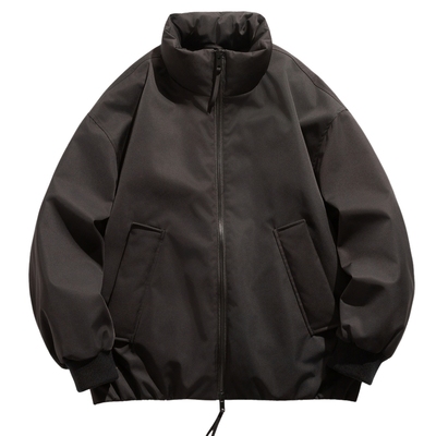 美式立领工装防风保暖羽绒服加厚