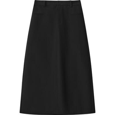 播商场同款简约半身裙女春秋中长款通勤显瘦淡人裙子BDR3BD1821