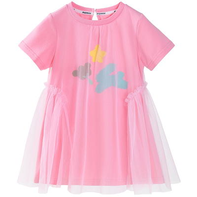 MQDmini女童夏季短袖连衣裙