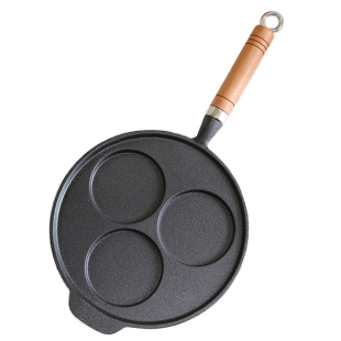 铸铁煎鸡蛋锅蛋饺模具不粘锅小煎锅平底锅家用荷包蛋早餐煎蛋神器