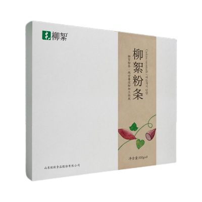 泗水柳絮直粉条礼盒红薯淀粉送礼100g*8袋独立包装红薯粉条煮火锅