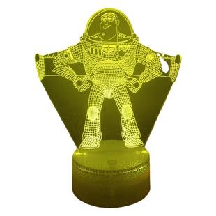 现货玩具总动员周边手办伍迪巴斯光年三眼怪儿童卧室摆件3D小夜灯