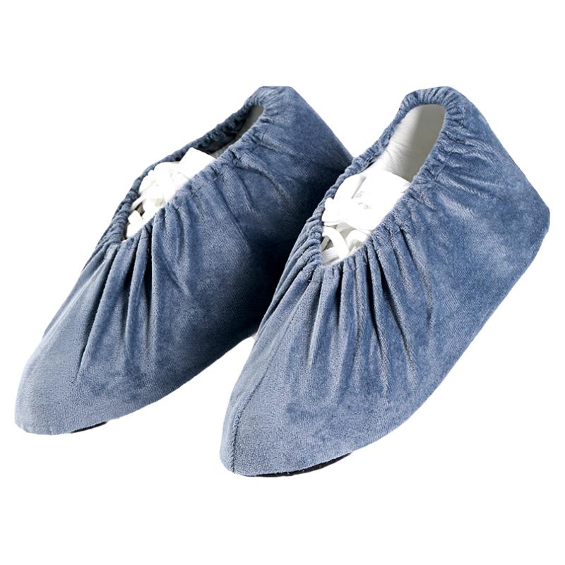 绒布鞋套反复使用防滑家用室内加厚耐磨成人儿童鞋套机房专用学生