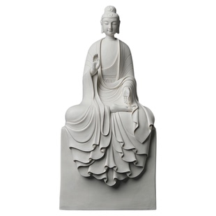 东方泥土 禅意释迦牟尼 福建省陶瓷艺术大师林建平手签版收藏作品