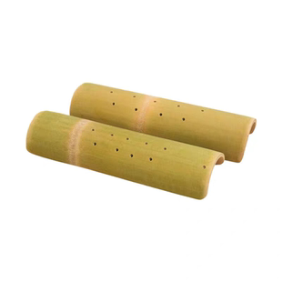 颈椎枕头热敷竹枕富贵包专用电加热艾灸包护颈枕圆柱肩颈曲度手工