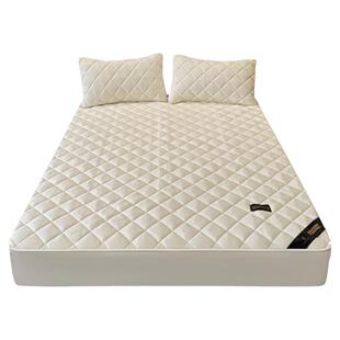 a类母婴级慕斯夹棉床笠单件全包床罩纯棉慕斯床笠罩防尘床单枕套3