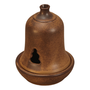 晨钟暮鼓香薰炉陶瓷禅意家用室内熏香炉沉香檀香盘香炉茶道摆件