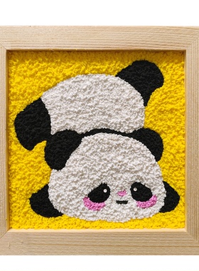 纸浆画手工diy材料包数字油画