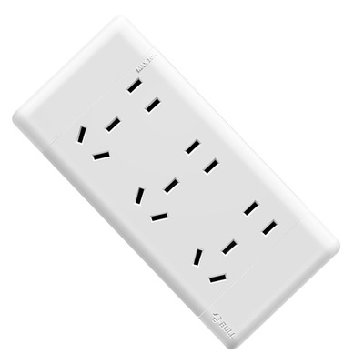 公牛118型组装3孔开关插座