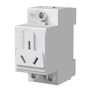 正泰模数化插座AC30二三插多功能插座10A五孔卡导轨配电箱插座16A