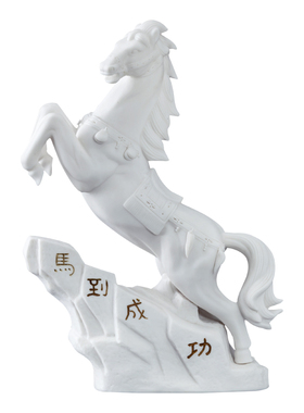 陶瓷十二生肖马摆件原创家用客厅乔迁送礼装饰动物摆放长辈送礼品