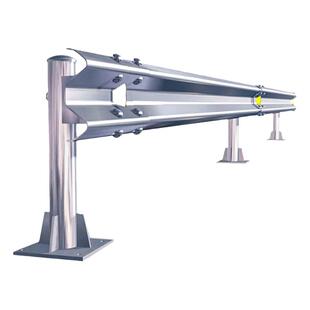 双波公路波形护栏热镀锌两梁防撞乡村路三波路边道路钢防护栏厂家