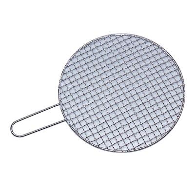 不锈钢烧烤网片带把手碳烤网熏肉