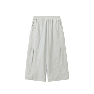 布丁哈鲁夏装女童童装时尚裤子2026夏季新款儿童洋气休闲九分裤