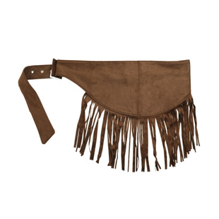 棕色美式西部废土风美拉德宽腰带女新款铆钉拼接配牛仔裤配饰腰封